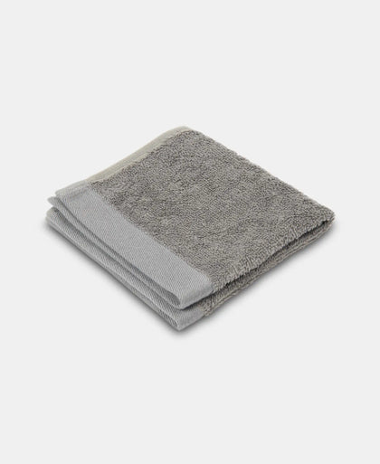Bamboo Cotton Blend Terry Ultrasoft and Durable Face Towel with Natural StayFresh Properties - Grey-2